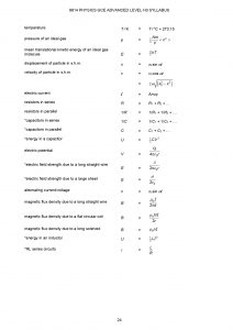 H3 Physics data booklet