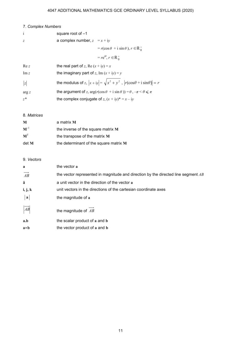 💯 A Math Formula Sheet O Level 2025 | Ingel Soong – Delivers Results