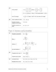 💯 IB HL Math Formula Booklet 2023 | Ingel Soong