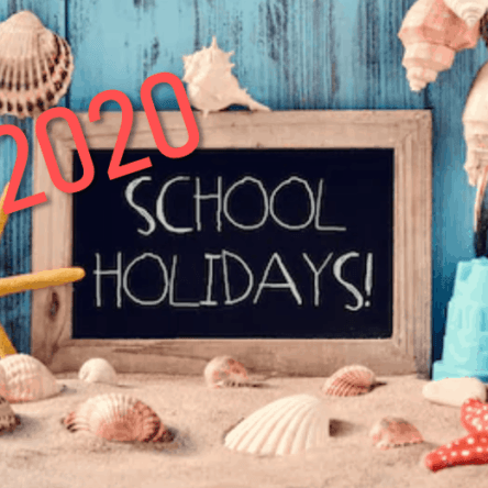 School Holidays 2020