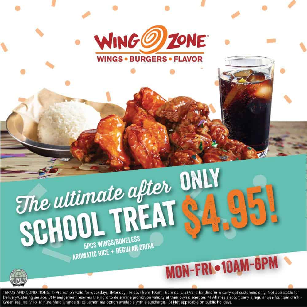 Wing Zone Student Meal
