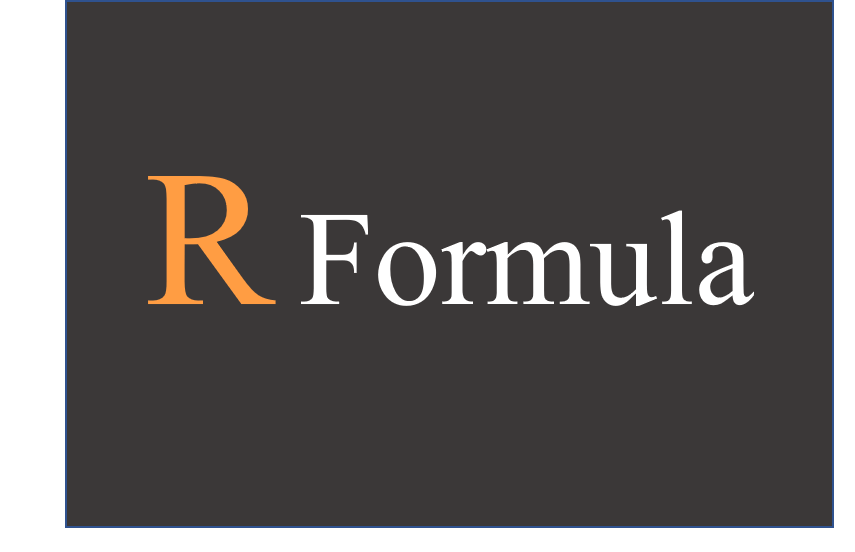 R Formula