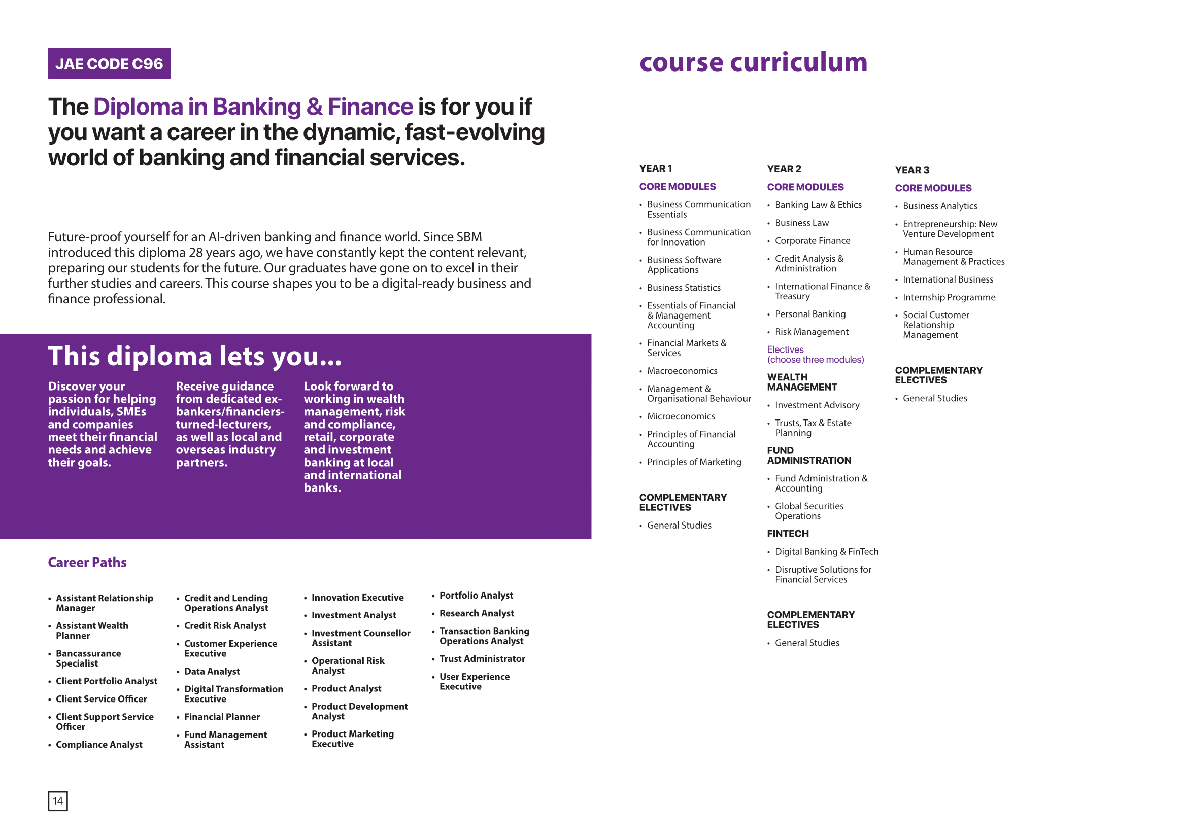 School of Business Management 2020-09