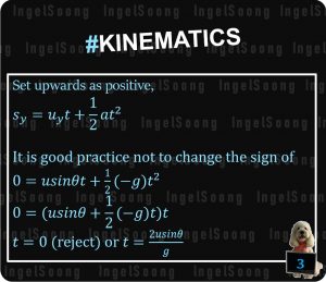 Kinematics projectile motion 3