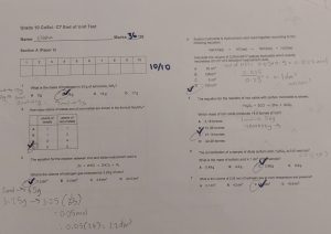 Elisha Mae Cunningham United World College UWC Chemistry Test