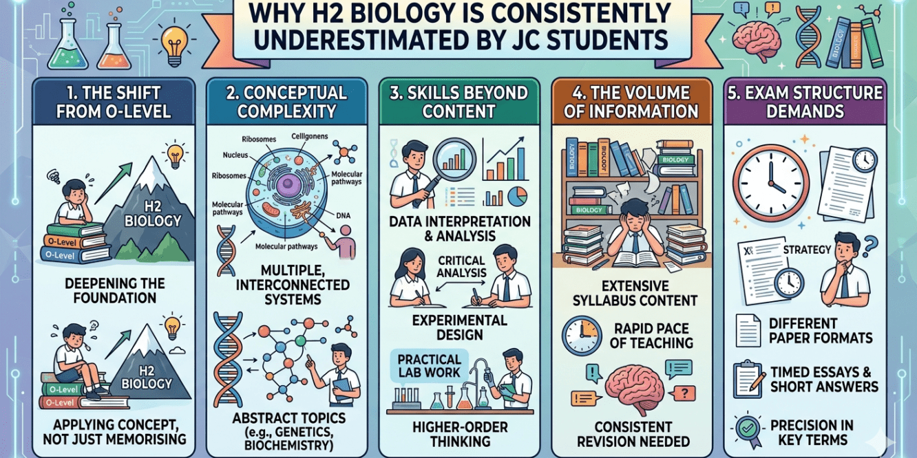 Why H2 Biology Is Consistently Underestimated by JC Students
