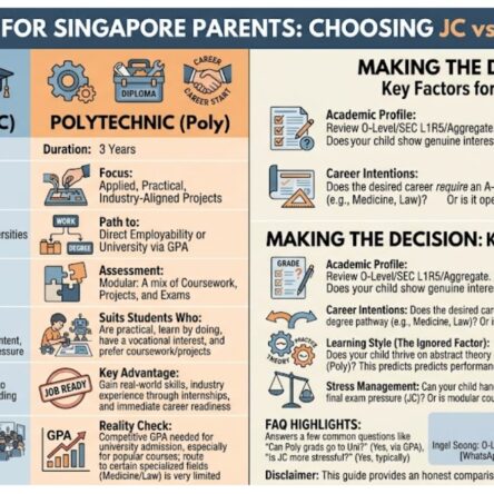 How to Choose Between JC and Polytechnic After O-Levels: An Honest Guide for Singapore Parents